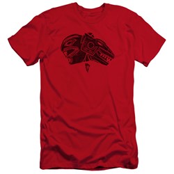 Power Rangers - Mens Red Premium Slim Fit T-Shirt