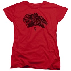 Power Rangers - Womens Red T-Shirt