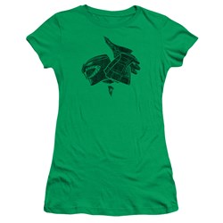Power Rangers - Juniors Green T-Shirt