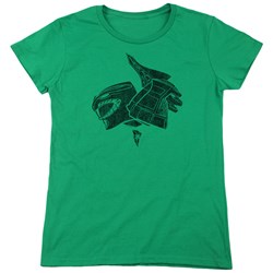 Power Rangers - Womens Green T-Shirt