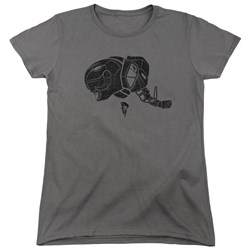 Power Rangers - Womens Black T-Shirt
