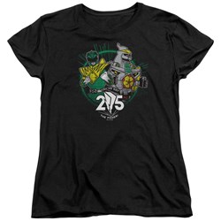 Power Rangers - Womens Green 25 T-Shirt
