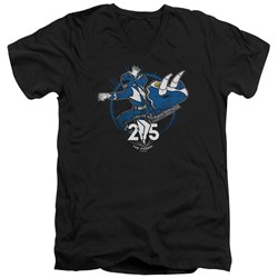 Power Rangers - Mens Blue 25 V-Neck T-Shirt