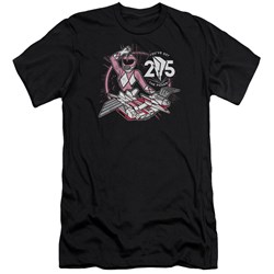 Power Rangers - Mens Pink 25 Premium Slim Fit T-Shirt