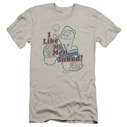 Popeye - Mens Inked Men Premium Slim Fit T-Shirt