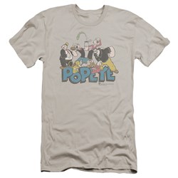 Popeye - Mens The Gang Premium Slim Fit T-Shirt