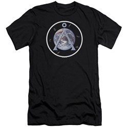 Sg1 - Mens Earth Emblem Premium Slim Fit T-Shirt