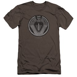 Sg1 - Mens Team Badge Premium Slim Fit T-Shirt