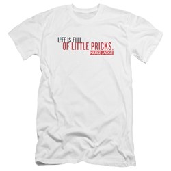 Nurse Jackie - Mens Life Is Full Premium Slim Fit T-Shirt