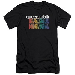 Queer As Folk - Mens Cast Premium Slim Fit T-Shirt