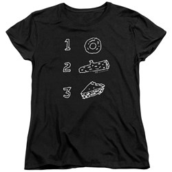 Twin Peaks - Womens Pie Log Donut T-Shirt