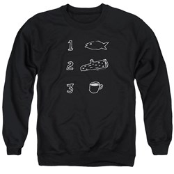 Twin Peaks - Mens Coffee Log Fish Sweater