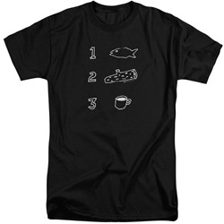 Twin Peaks - Mens Coffee Log Fish Tall T-Shirt