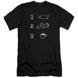 Twin Peaks - Mens Coffee Log Fish Slim Fit T-Shirt