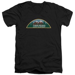 Twin Peaks - Mens Sheriff Department V-Neck T-Shirt