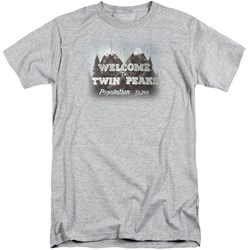 Twin Peaks - Mens Welcome To Tall T-Shirt