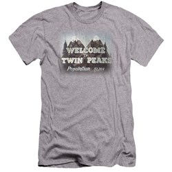 Twin Peaks - Mens Welcome To Premium Slim Fit T-Shirt