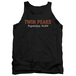 Twin Peaks - Mens Population Tank Top
