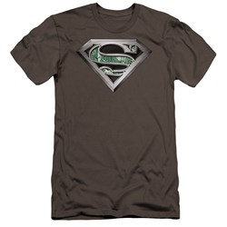Superman - Mens Circuitry Logo Premium Slim Fit T-Shirt
