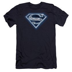Superman - Mens Cyber Shield Premium Slim Fit T-Shirt