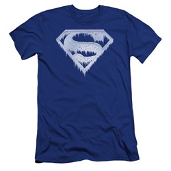 Superman - Mens Ice And Snow Shield Premium Slim Fit T-Shirt