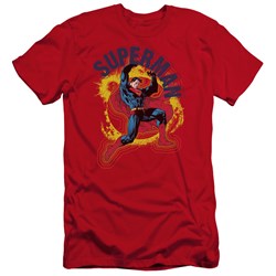 Superman - Mens A Name To Uphold Premium Slim Fit T-Shirt