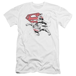 Superman - Mens Double The Power Premium Slim Fit T-Shirt