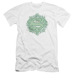 Superman - Mens Ornate Shield Premium Slim Fit T-Shirt