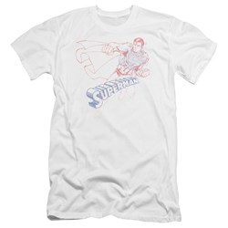 Superman - Mens Sketch Premium Slim Fit T-Shirt