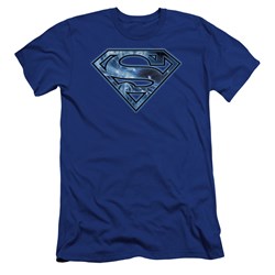 Superman - Mens On Ice Shield Premium Slim Fit T-Shirt