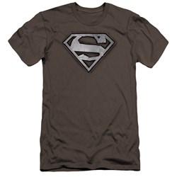 Superman - Mens Duct Tape Shield Premium Slim Fit T-Shirt