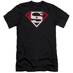 Superman - Mens Canadian Shield Premium Slim Fit T-Shirt