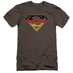 Superman - Mens German Shield Premium Slim Fit T-Shirt