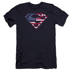 Superman - Mens U S Shield Premium Slim Fit T-Shirt