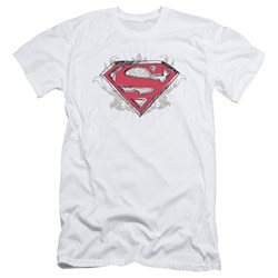 Superman - Mens Hastily Drawn Shield Slim Fit T-Shirt