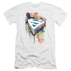 Superman - Mens Urban Shields Premium Slim Fit T-Shirt