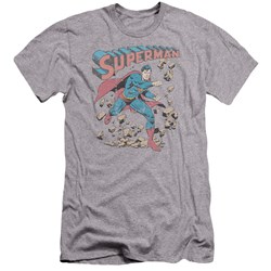 Superman - Mens Mad At Rocks Premium Slim Fit T-Shirt