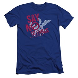 Superman - Mens Say No To Thugs Premium Slim Fit T-Shirt