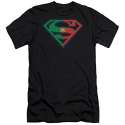 Superman - Mens Portugal Shield Premium Slim Fit T-Shirt