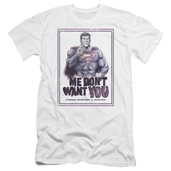 Superman - Mens Dont Want You Premium Slim Fit T-Shirt