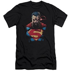 Superman - Mens Displeased Premium Slim Fit T-Shirt