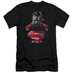 Superman - Mens Heat Vision Charged Premium Slim Fit T-Shirt