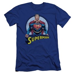 Superman - Mens Flying High Again Premium Slim Fit T-Shirt
