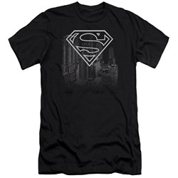 Superman - Mens Skyline Premium Slim Fit T-Shirt