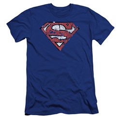 Superman - Mens Ripped And Shredded Premium Slim Fit T-Shirt