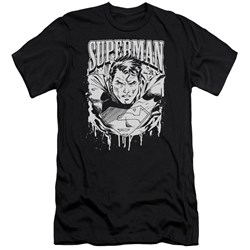 Superman - Mens Super Metal Premium Slim Fit T-Shirt