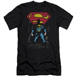 Superman - Mens Dark Alley Premium Slim Fit T-Shirt