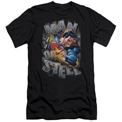 Superman - Mens Ripping Steel Premium Slim Fit T-Shirt