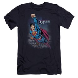 Superman - Mens Twilight Flight Premium Slim Fit T-Shirt