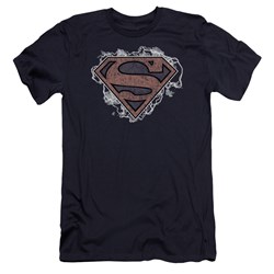 Superman - Mens Storm Cloud Supes Premium Slim Fit T-Shirt